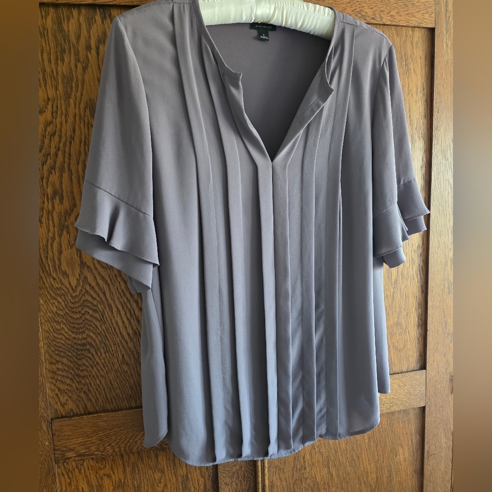 Elegant Gray Women's Top